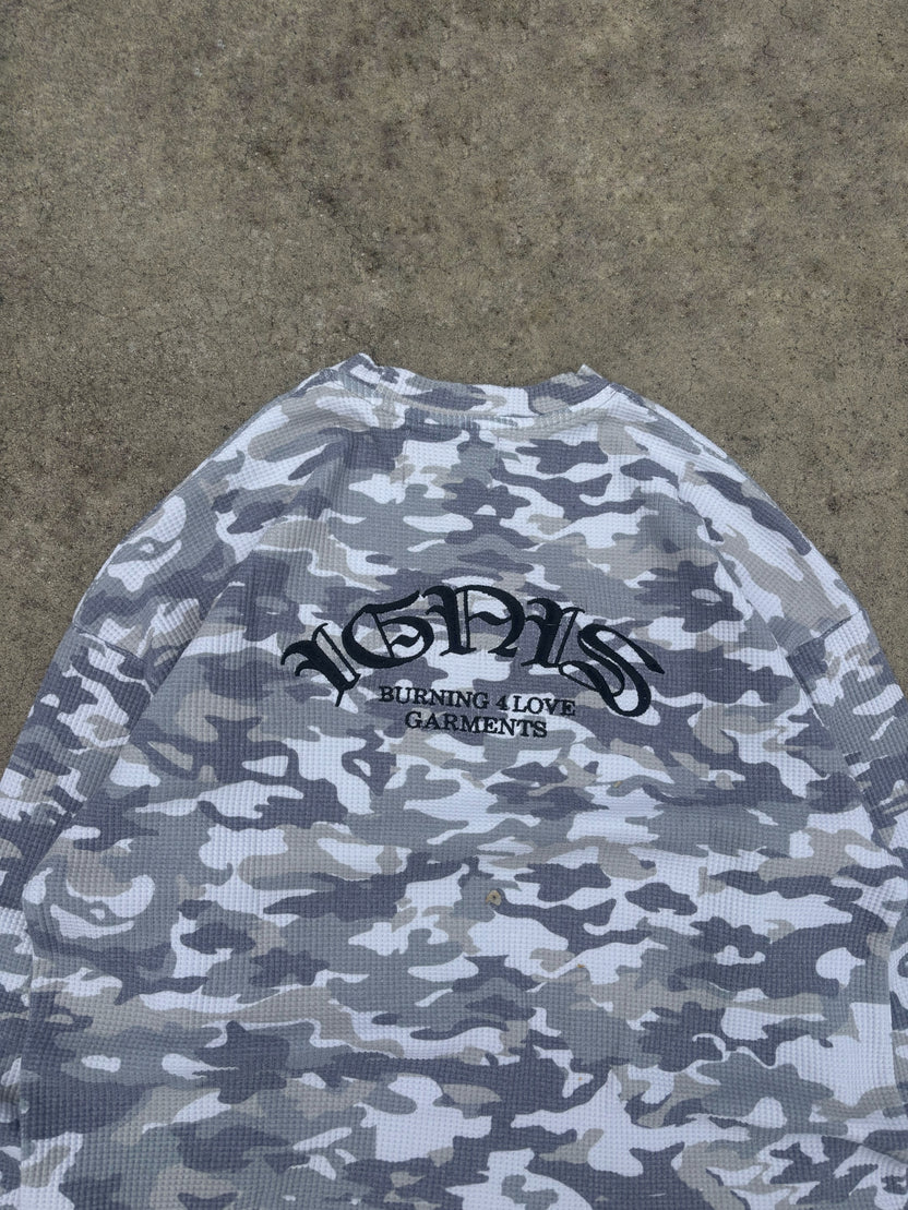 Camo longsleeve verde - IGNIS