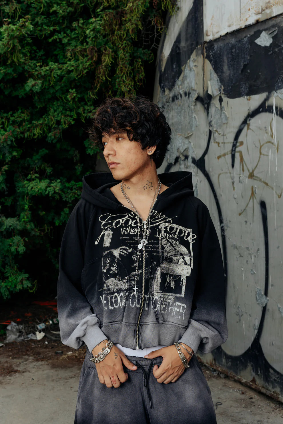 FUCK LOVE BLACK - ZIP HOODIE BETTER NOW