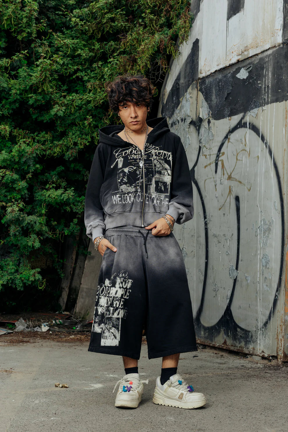 FUCK LOVE BLACK - BAGGY JORT BETTER NOW