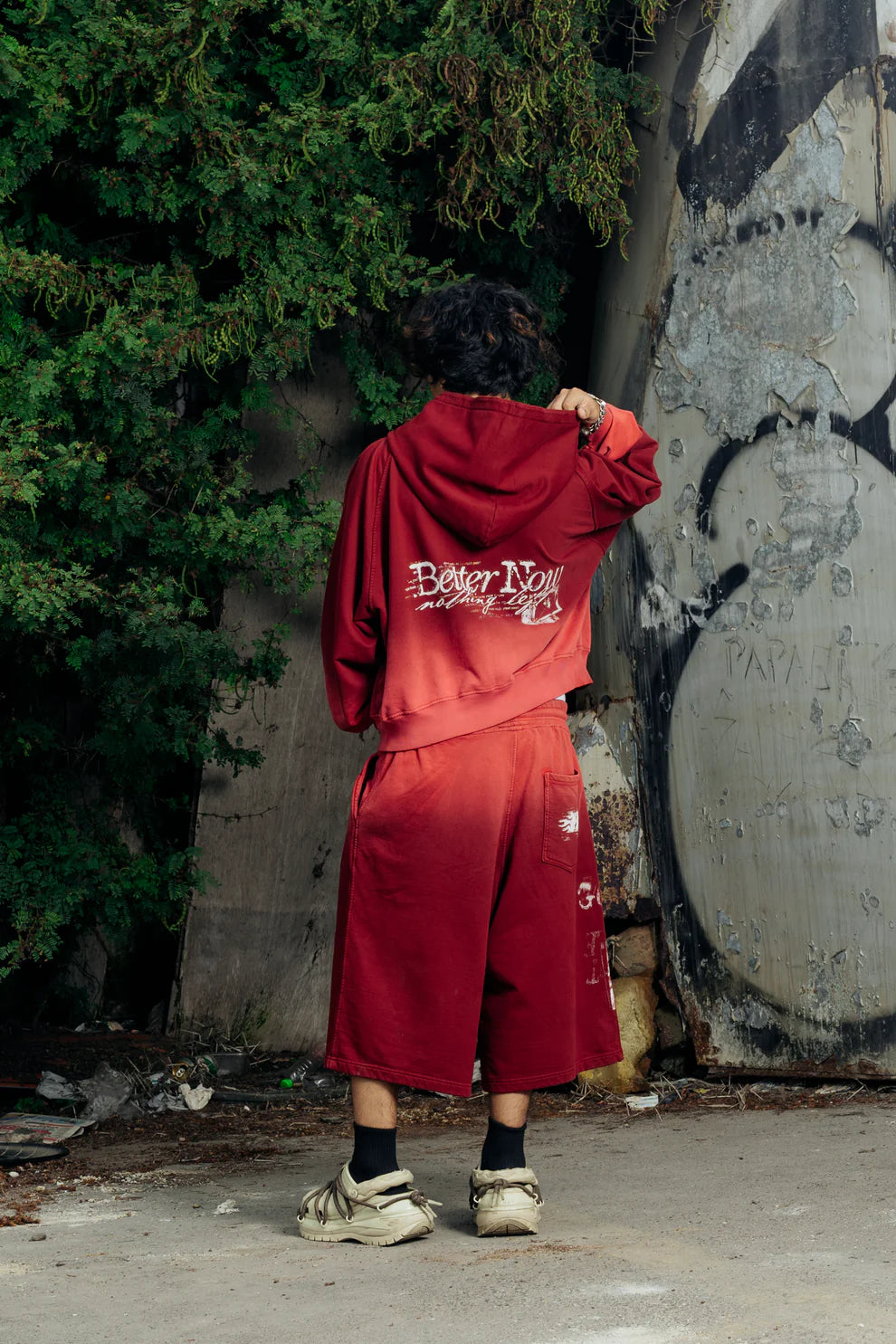 FUCK LOVE RED - ZIP HOODIE BETTER NOW