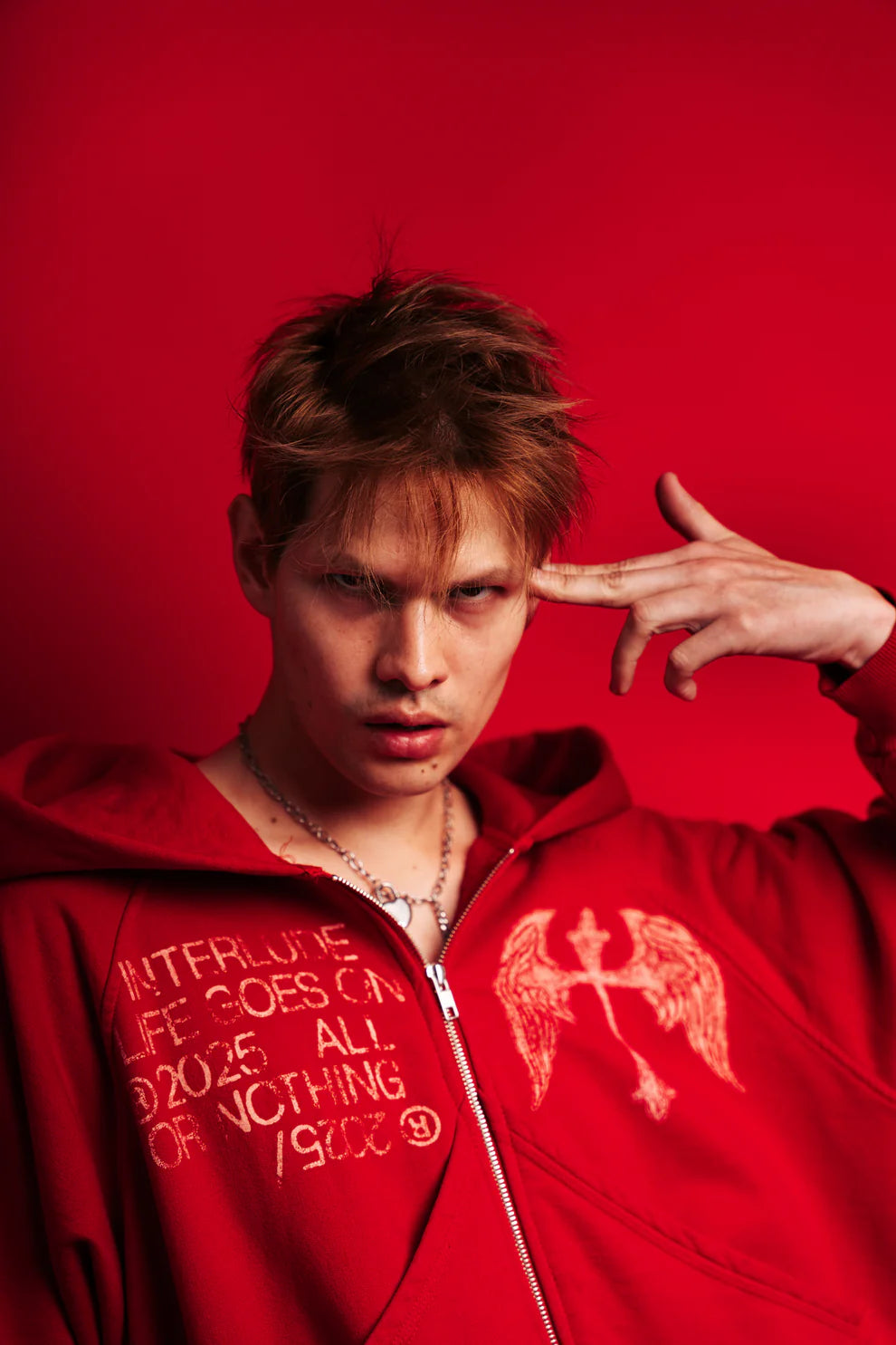 RED CROSS ZIP HOODIE REMASTERIZADO - BETTER NOW
