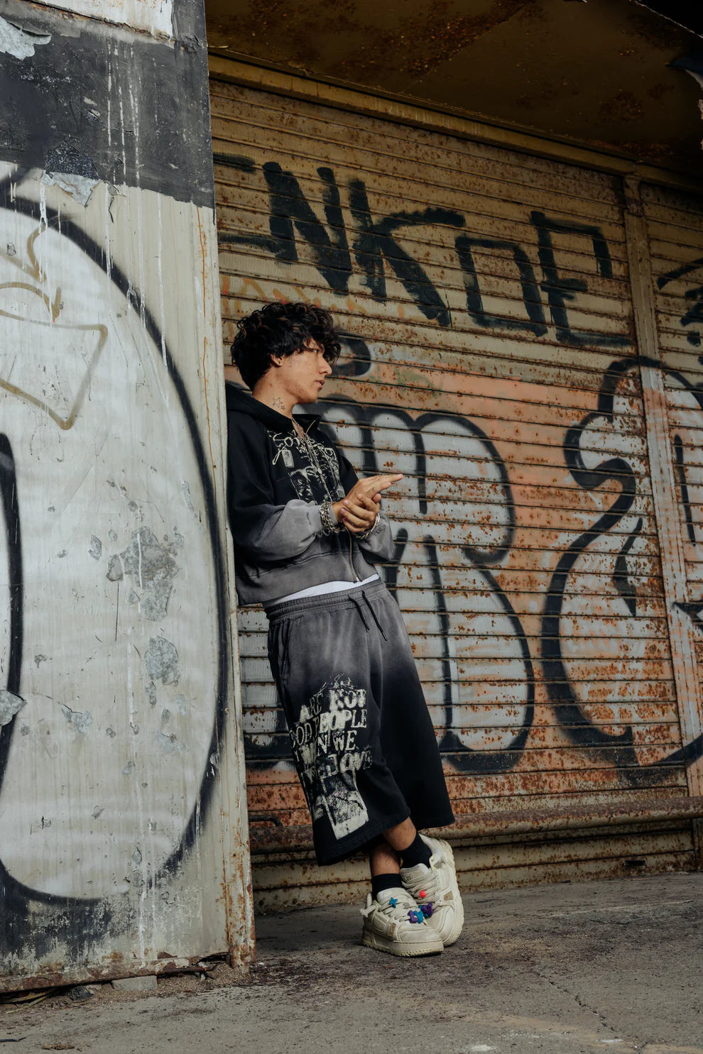 FUCK LOVE BLACK - BAGGY JORT BETTER NOW