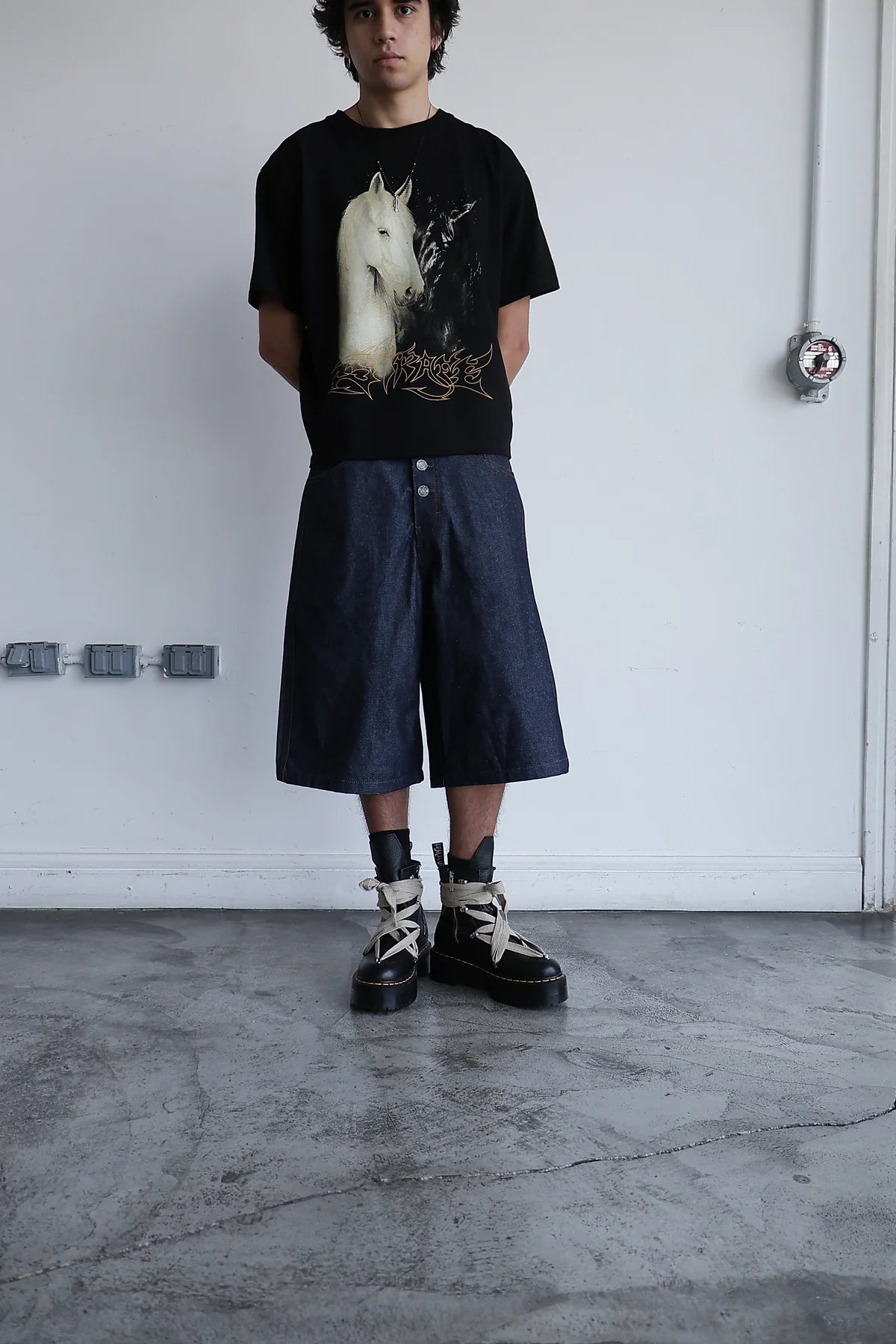 JORT RAW DENIM INDIGO - STRAFE