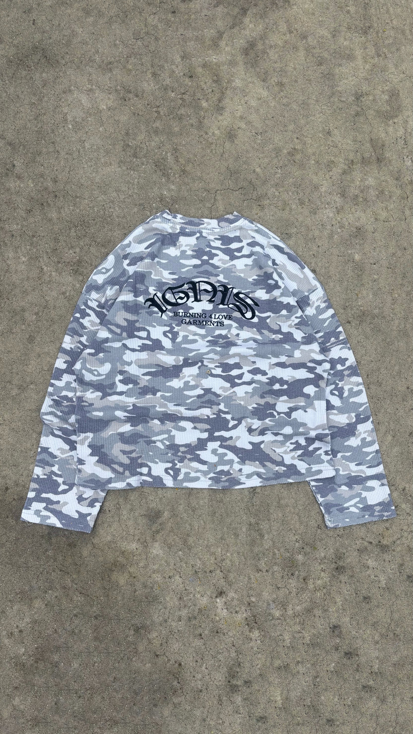 Camo longsleeve verde - IGNIS
