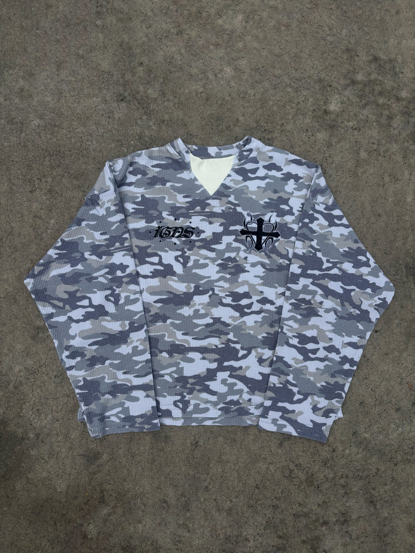 Camo longsleeve verde - IGNIS