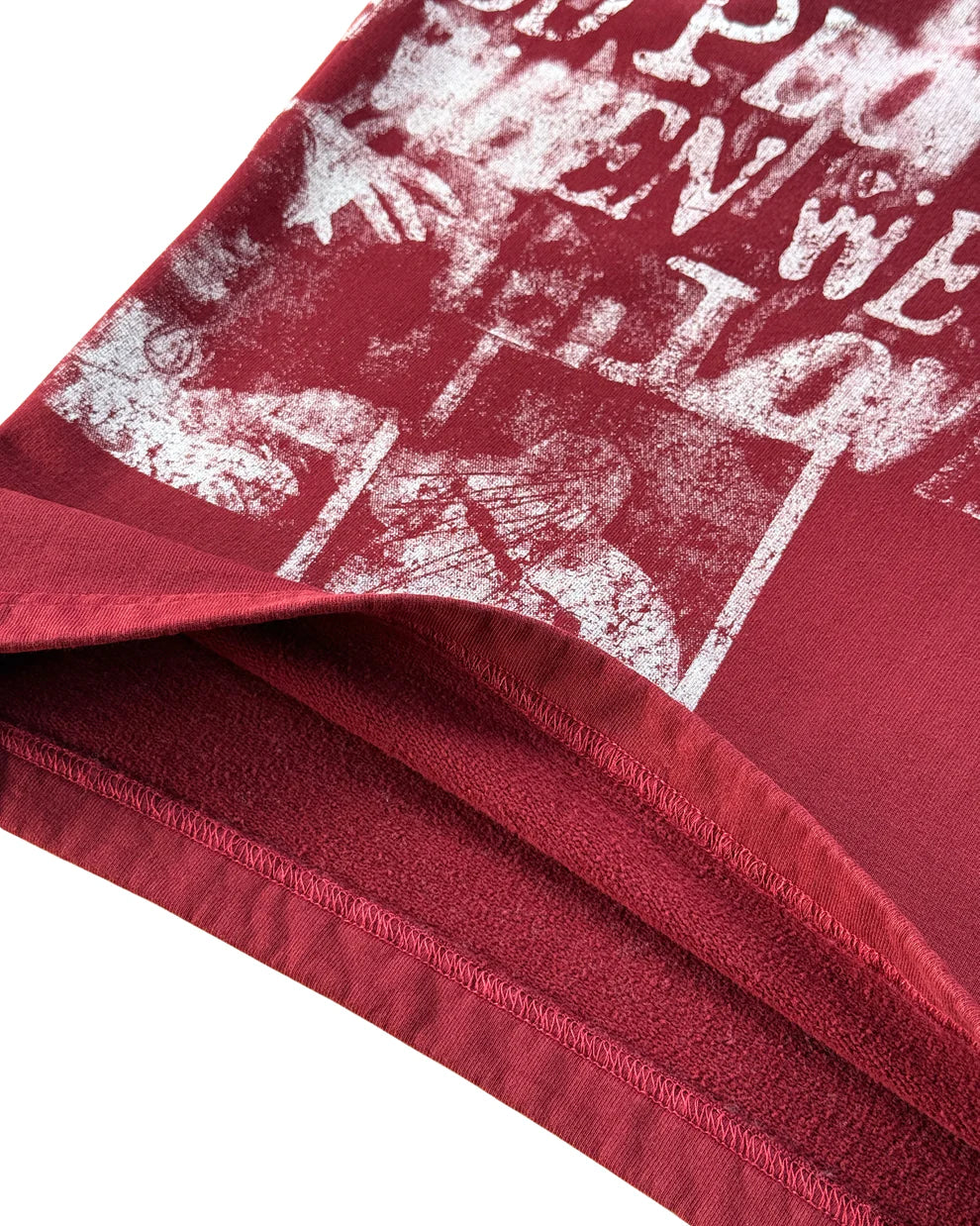 FUCK LOVE RED - BAGGY JORT BETTER NOW