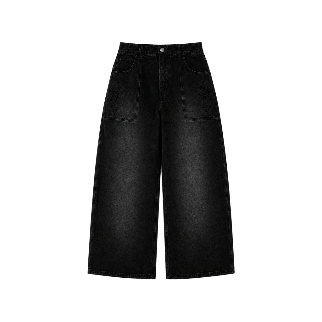 JEAN BLACK PARCHE - HIITOP