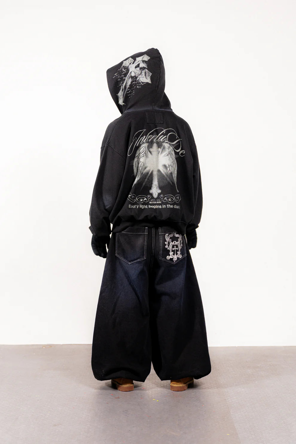 THE OMEGA BAGGY JEAN - BLACK BETTER NOW