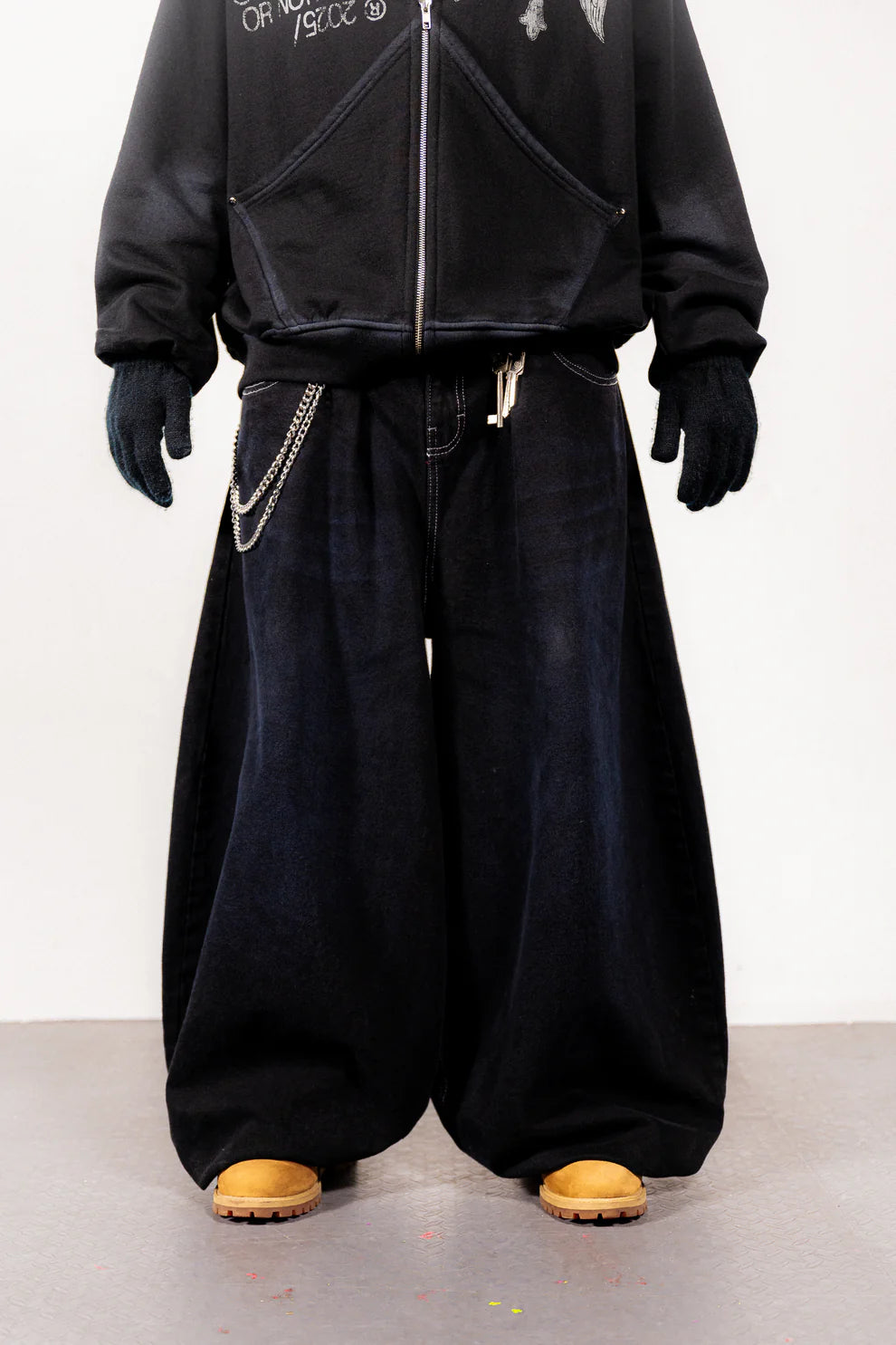 THE OMEGA BAGGY JEAN - BLACK BETTER NOW