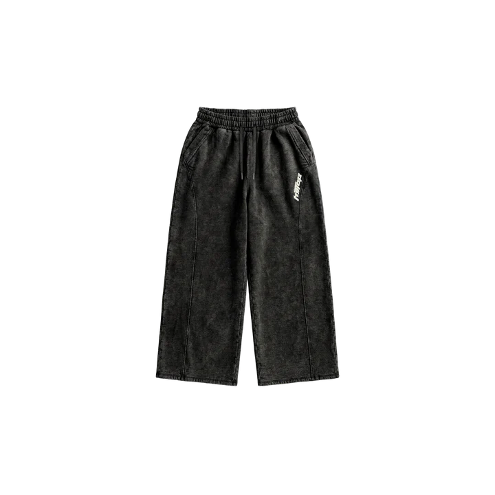 WIDE PANT BLACK - HIITOP