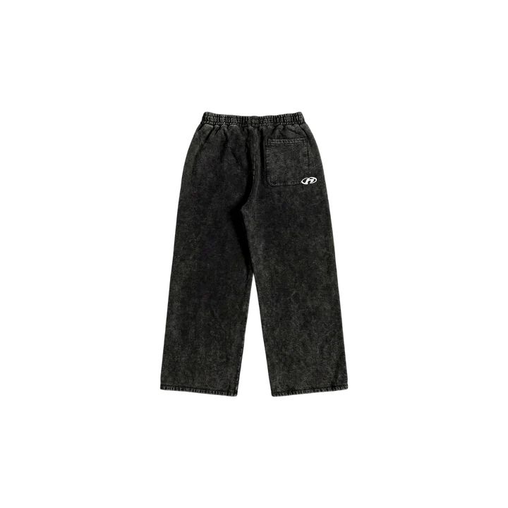 WIDE PANT BLACK - HIITOP
