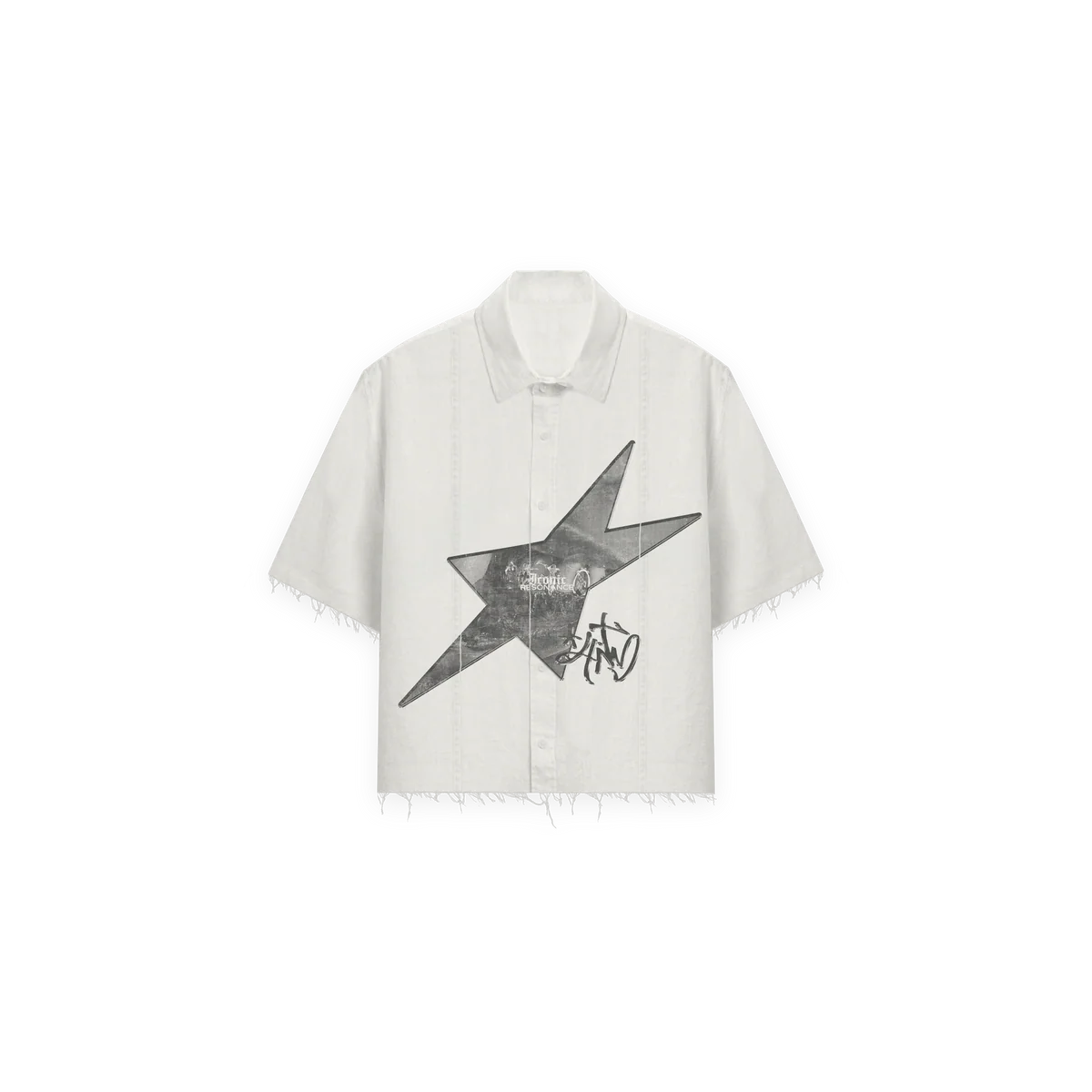 SHIRT WHITE STAR - HIITOP