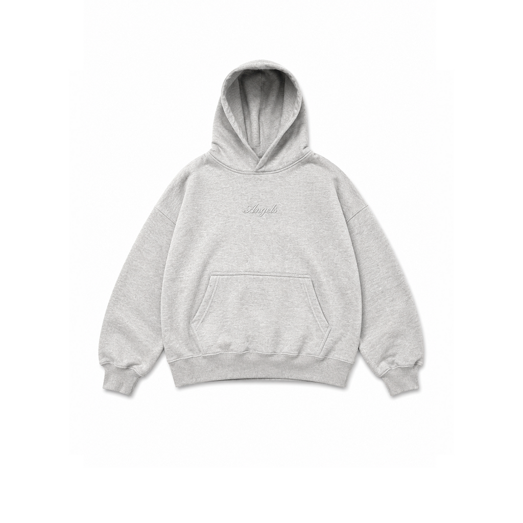 ESSENTIALS ANGELS HOODIE  MELANGE - ANGELS