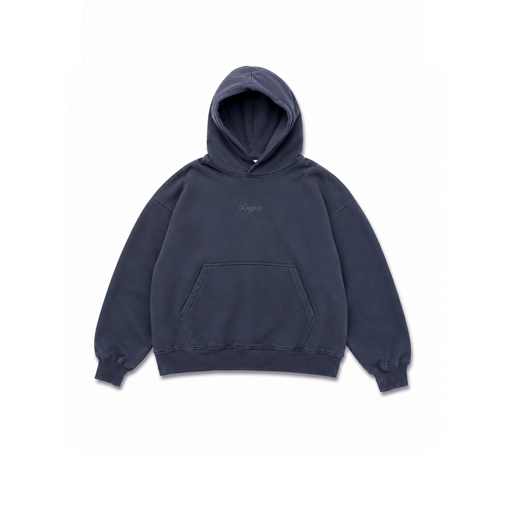 ESSENTIALS ANGELS HOODIE  CHARCOL - ANGELS