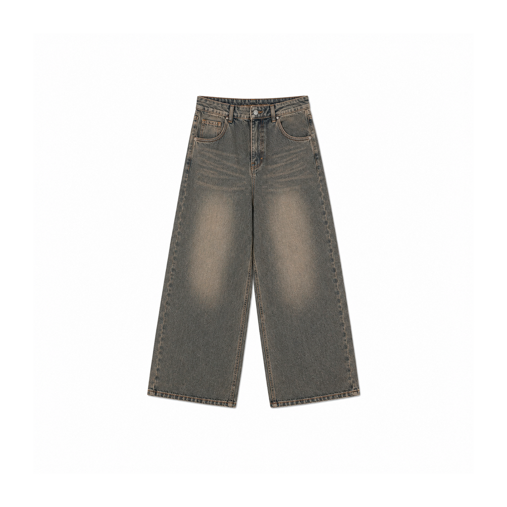 TEXTURE VERDOSO  - BAGGY JEAN
