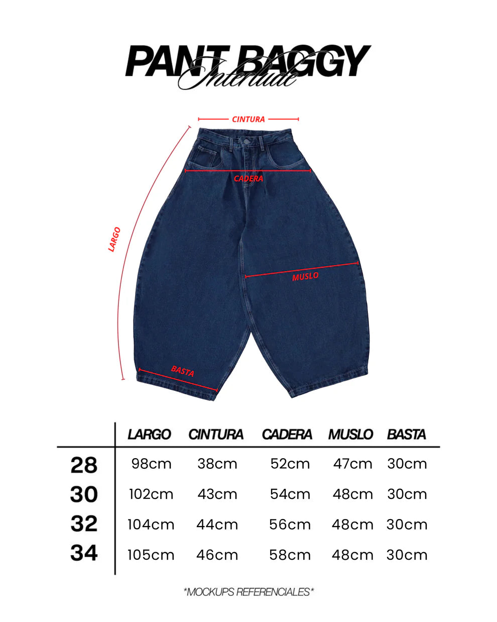 THE OMEGA BAGGY JEAN - RAW BETTER NOW