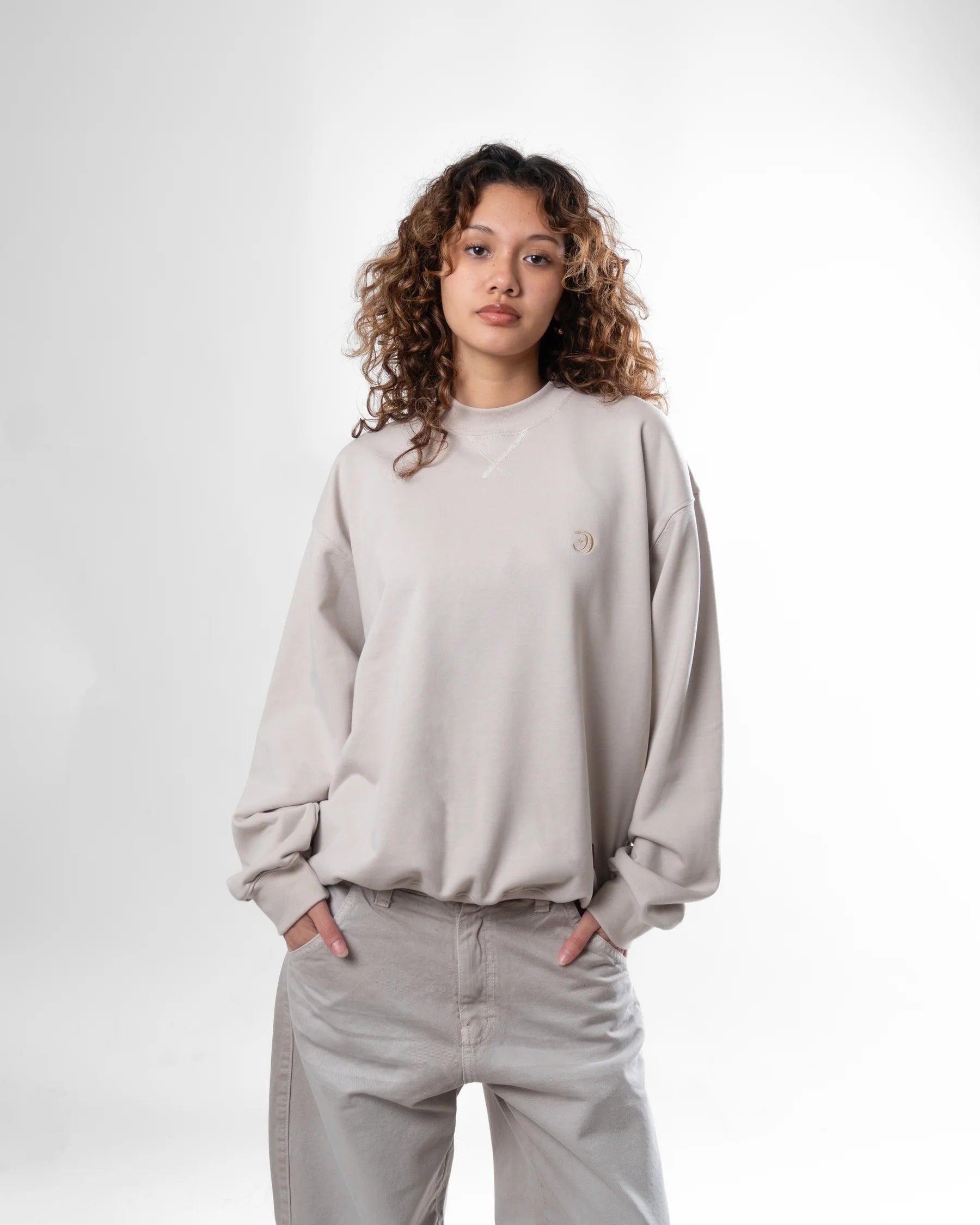 SAND| Beige Crewneck - DREAM