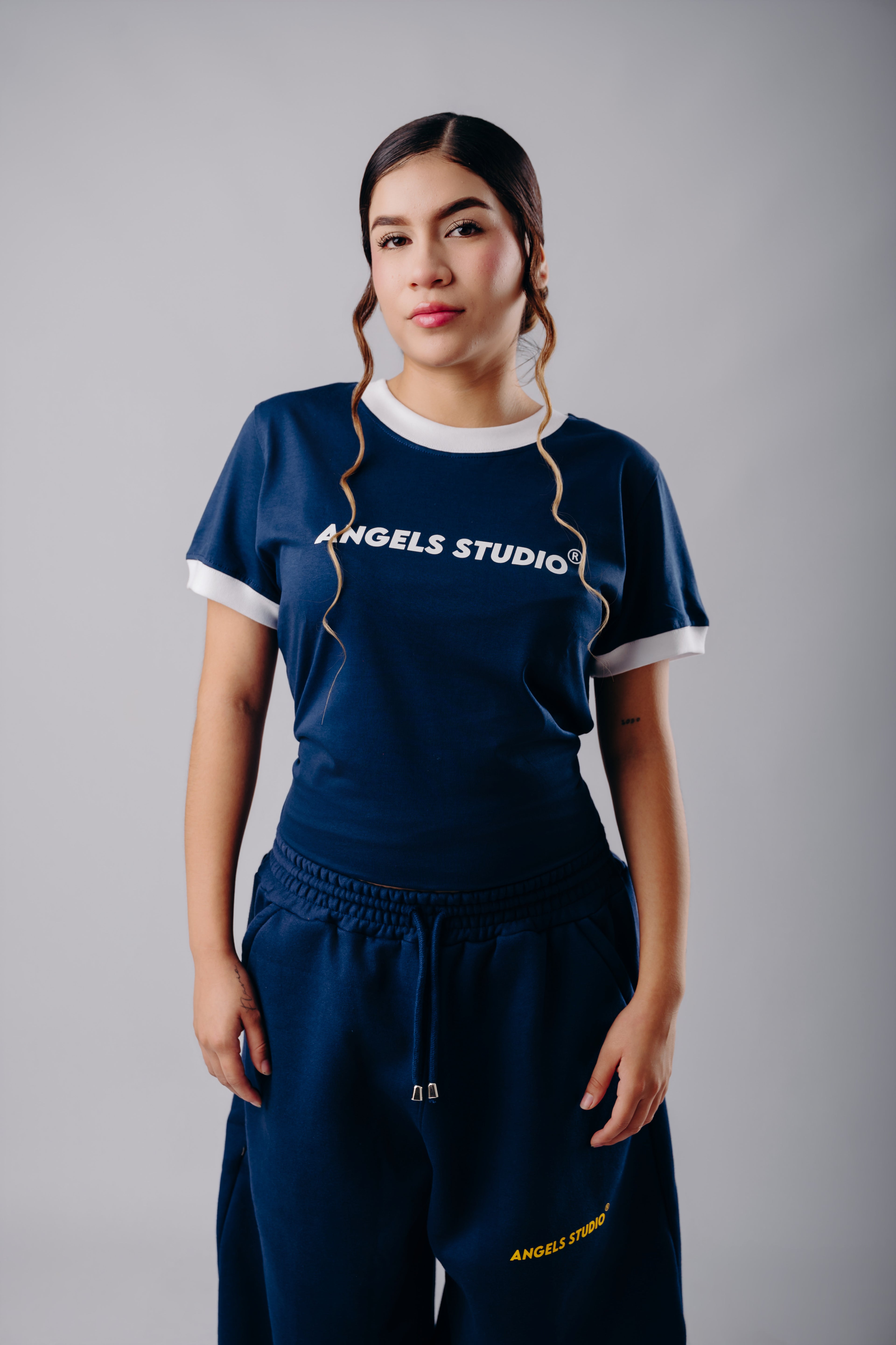 BABY TEE AZUL FOCUX - ANGELS