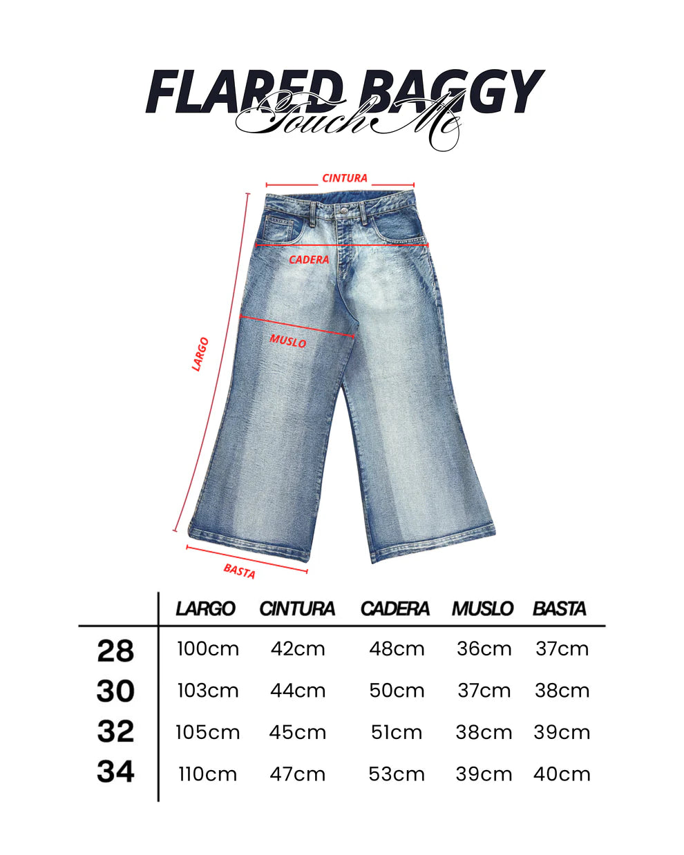 FLARED BAGGY JEAN - MAIZ BETTER NOW