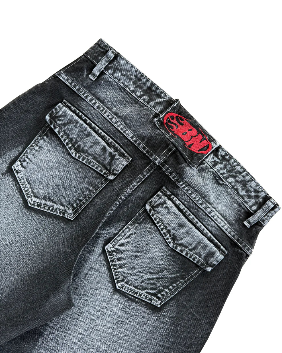 FLARED BAGGY JEAN - BLACK BETTER NOW