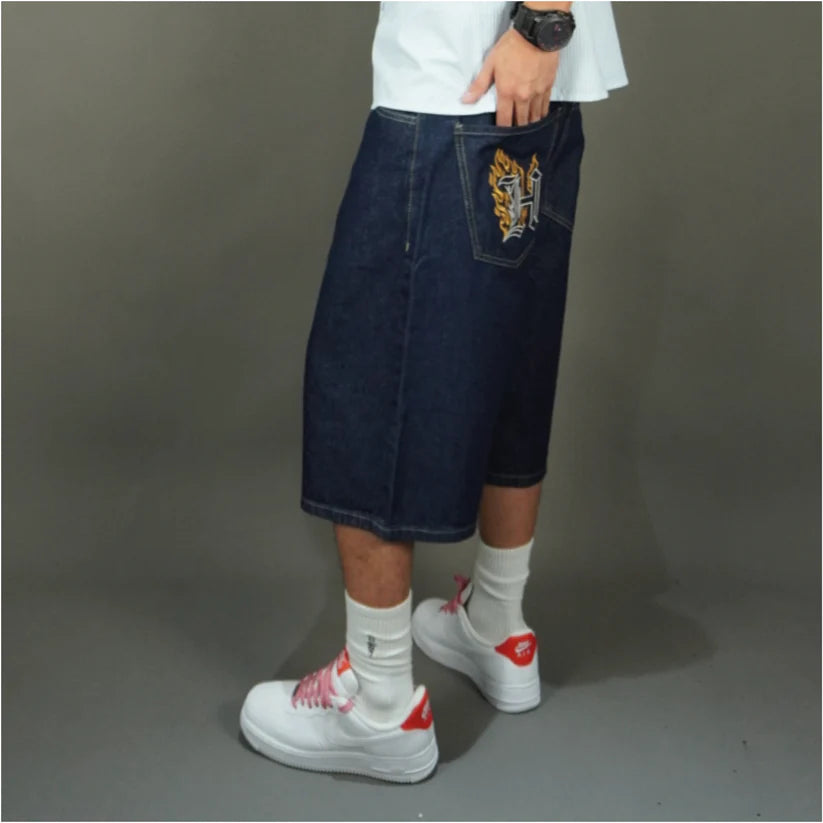 Jort baggy raw heat denim - HTS