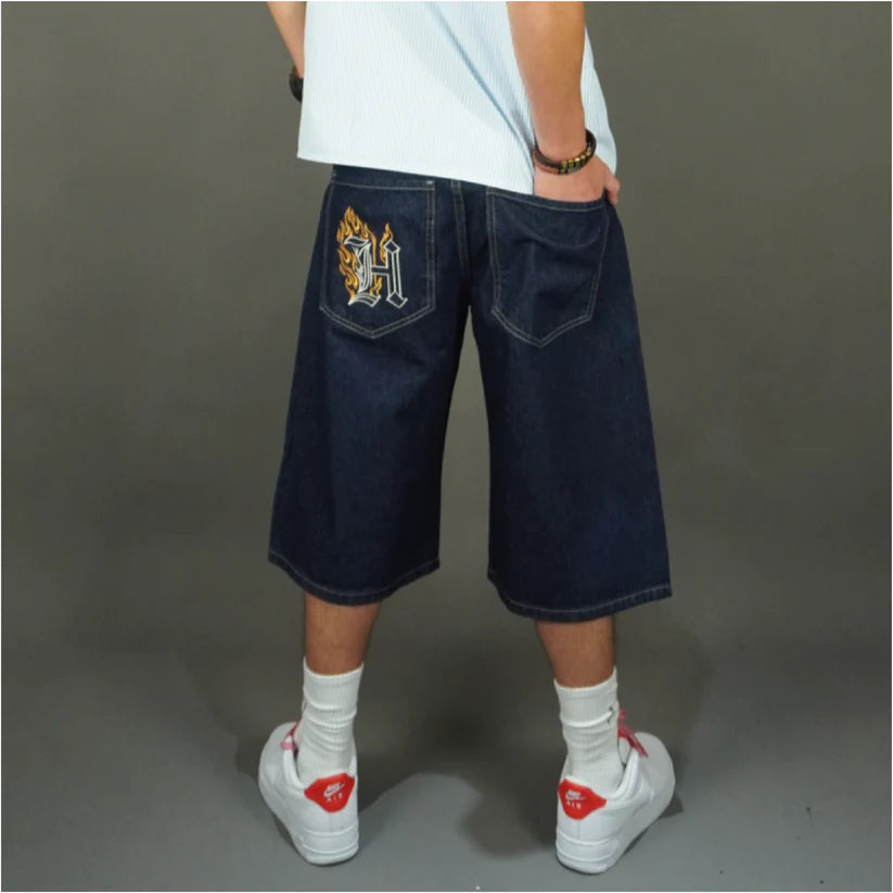Jort baggy raw heat denim - HTS