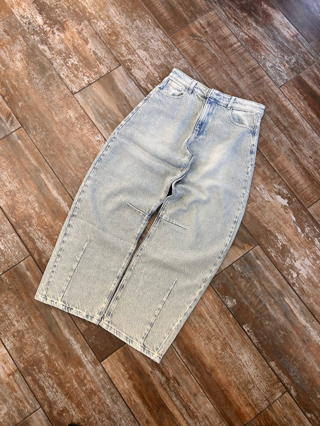 BAGGY TEXTURA CELESTE