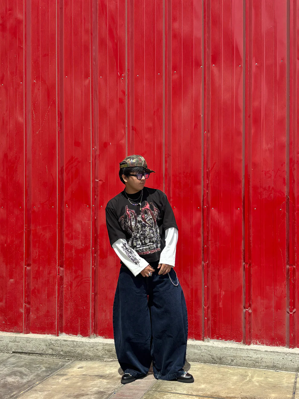 THE OMEGA BAGGY JEAN - RAW DENIM EFFECT BETTER NOW