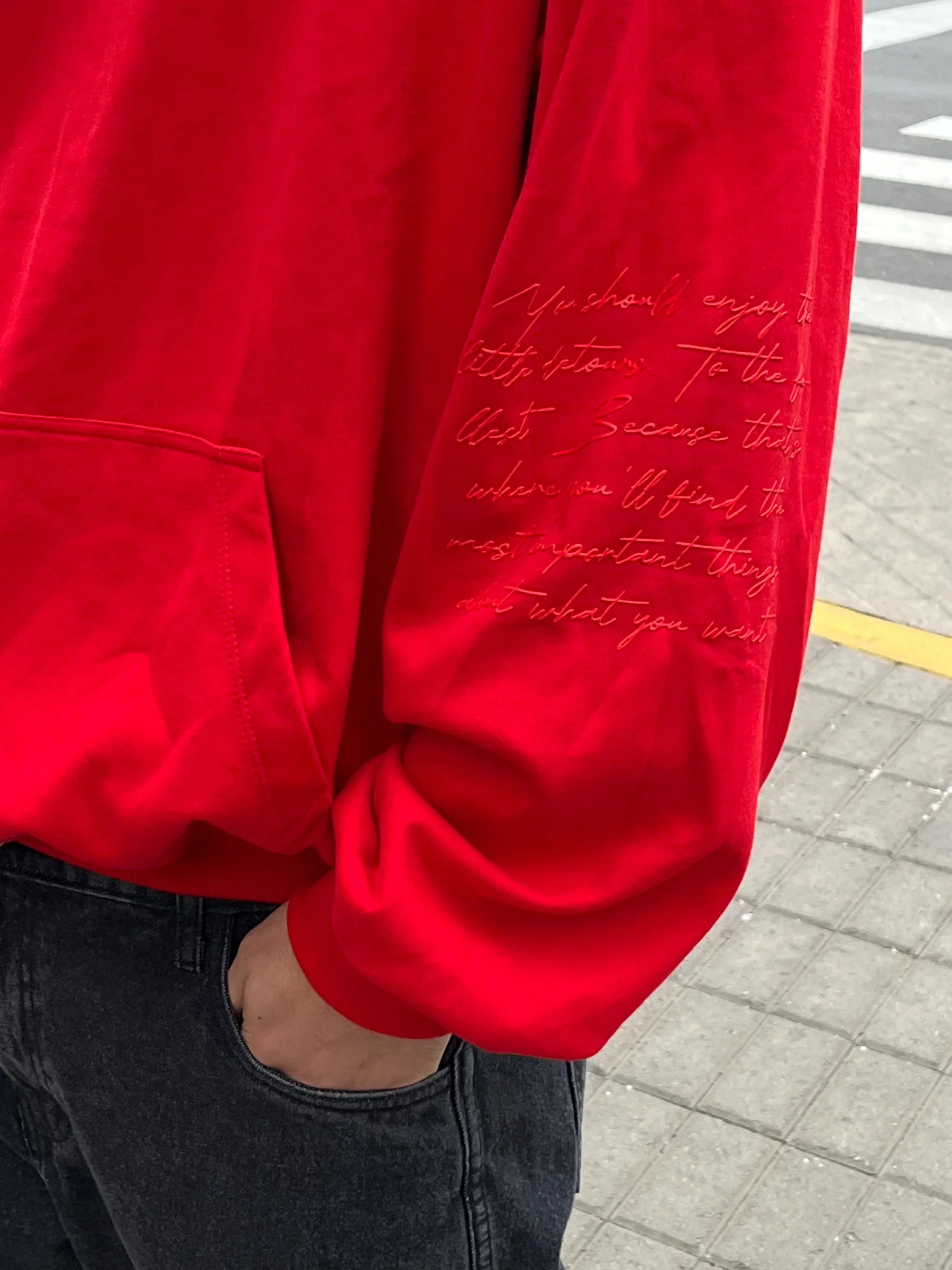 Gel Hoodie roja - IGNIS