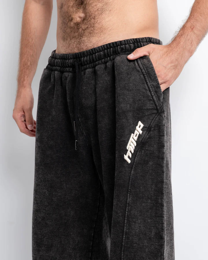 WIDE PANT BLACK - HIITOP