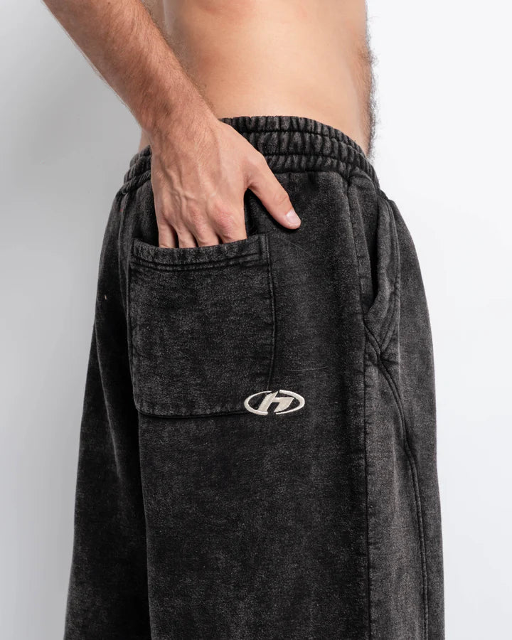 WIDE PANT BLACK - HIITOP