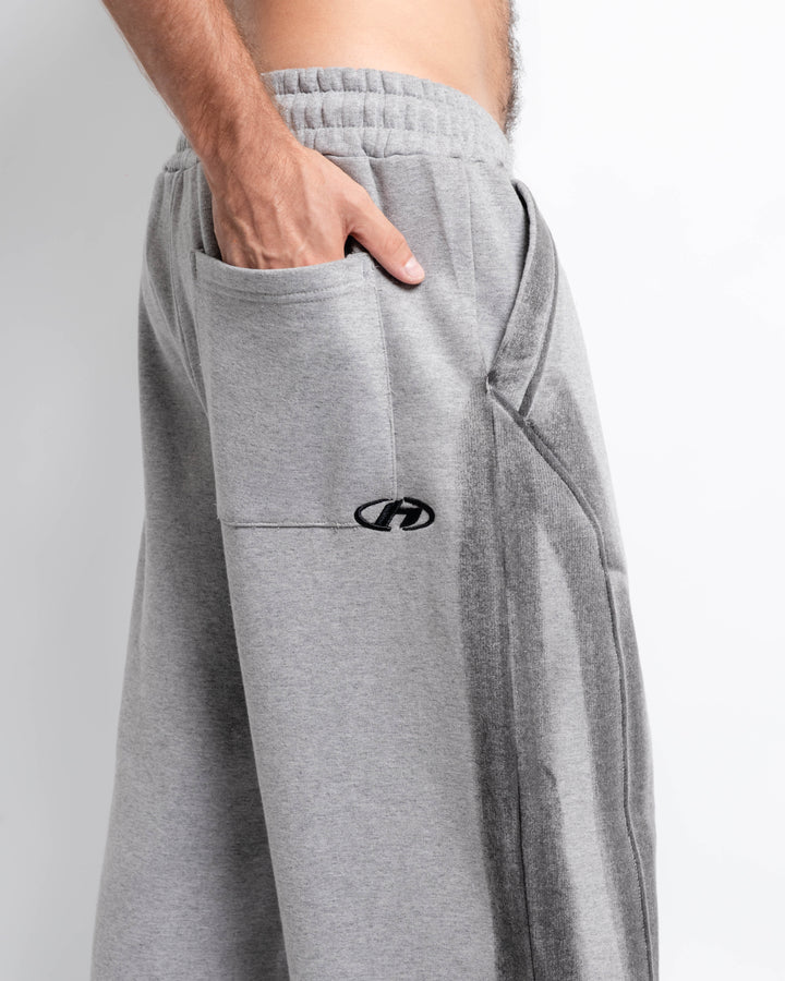 WIDE PANT MELANGE con FOCA - HIITOP