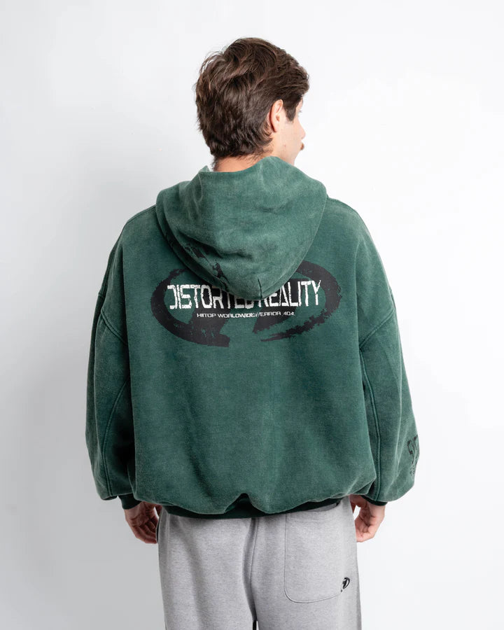DOBLE ZIP HOODIE DISTORTED REALITY - HIITOP