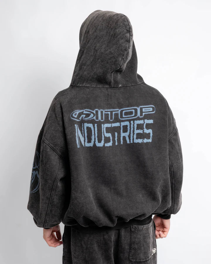 DOBLE ZIP HOODIE INDUSTRIES - HIITOP