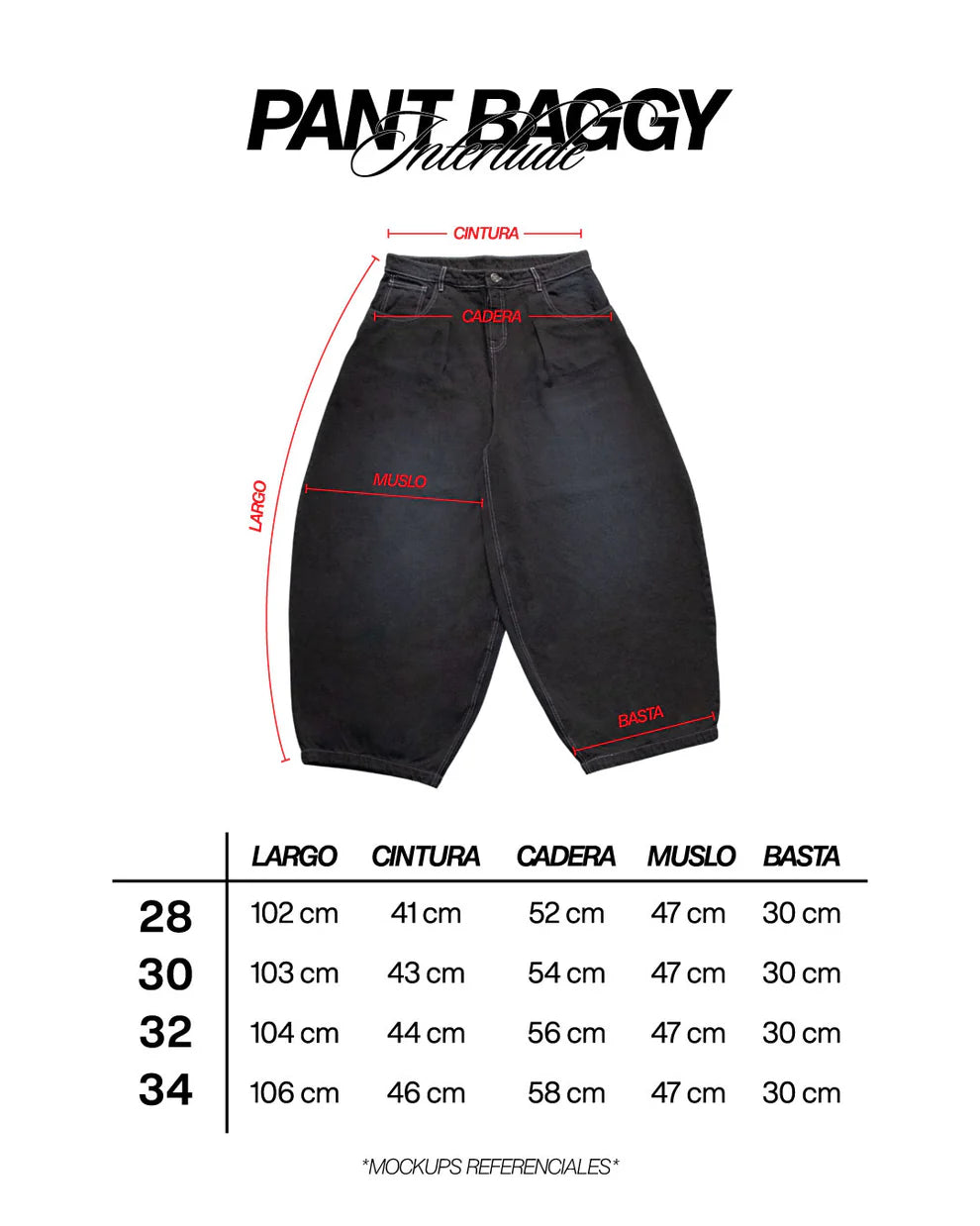THE OMEGA BAGGY JEAN - BLACK BETTER NOW