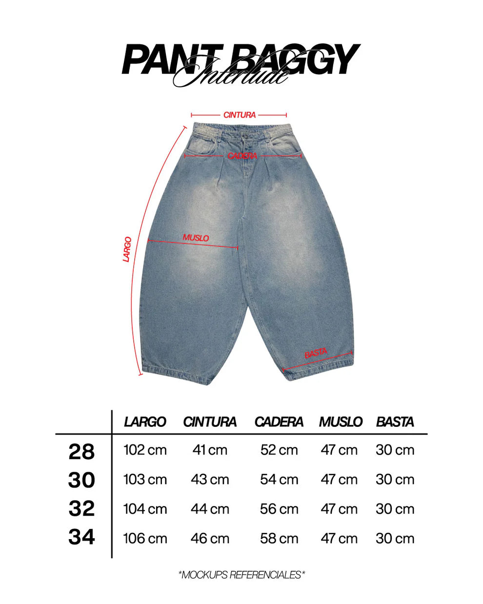 THE OMEGA BAGGY JEAN - SKY BETTER NOW