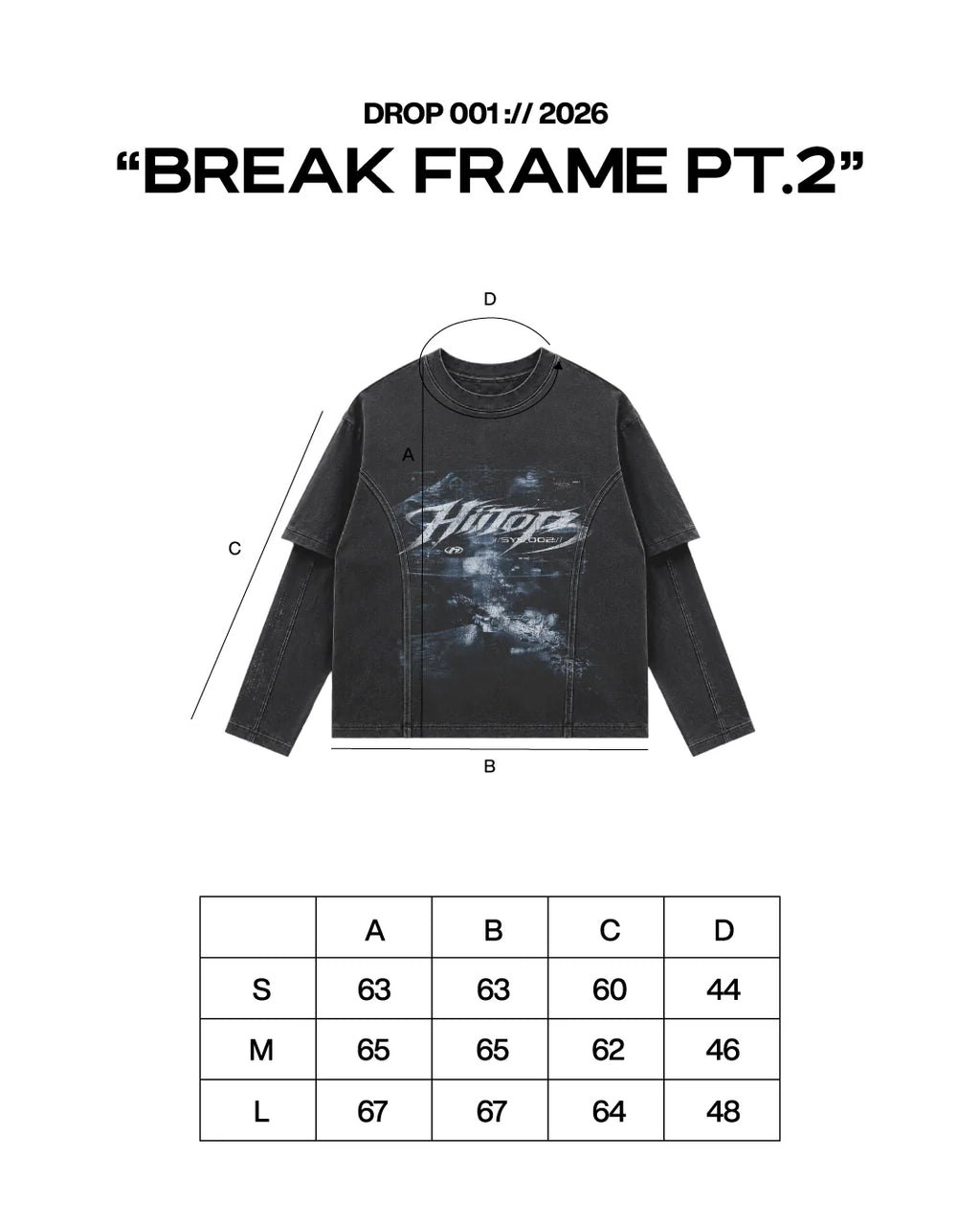 LONG SLEEVE HOLOGRAM - HIITOP