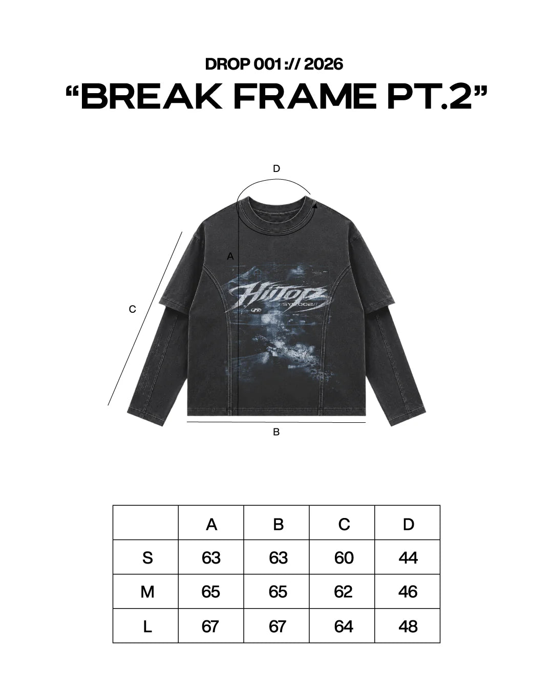 LONG SLEEVE HOLOGRAM - HIITOP