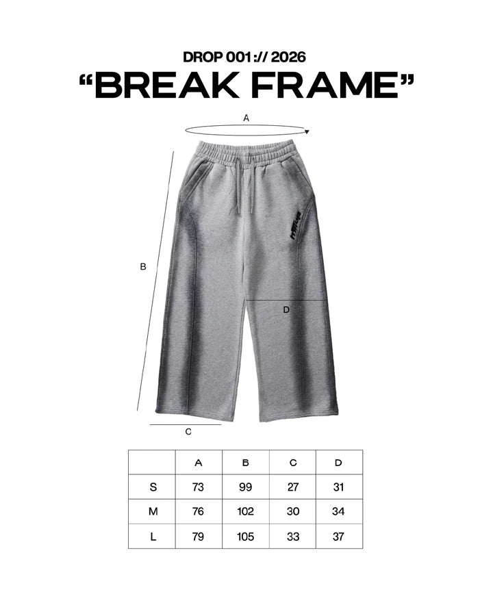 WIDE PANT BLACK - HIITOP
