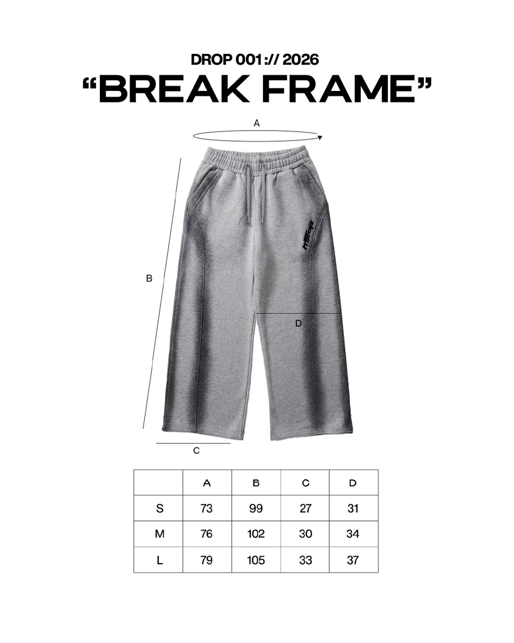 WIDE PANT MELANGE - HIITOP