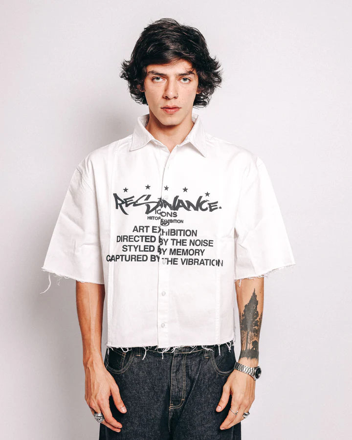 SHIRT WHITE RESONANCE - HIITOP