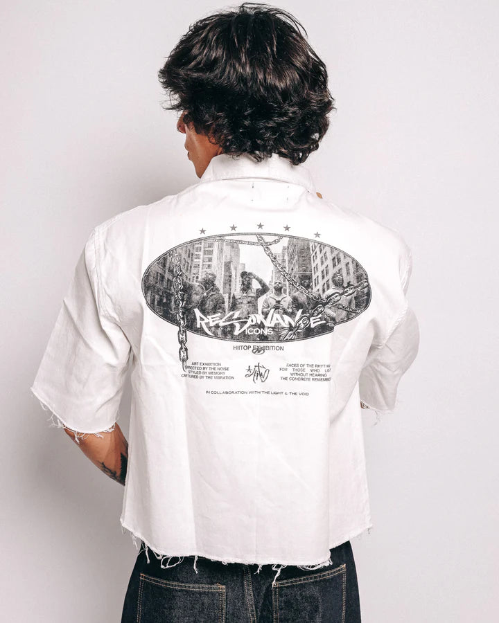SHIRT WHITE RESONANCE - HIITOP