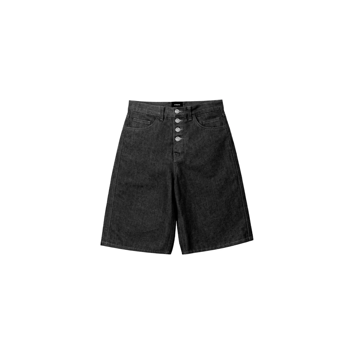 JORT RAW DENIM NOIR - STRAFE