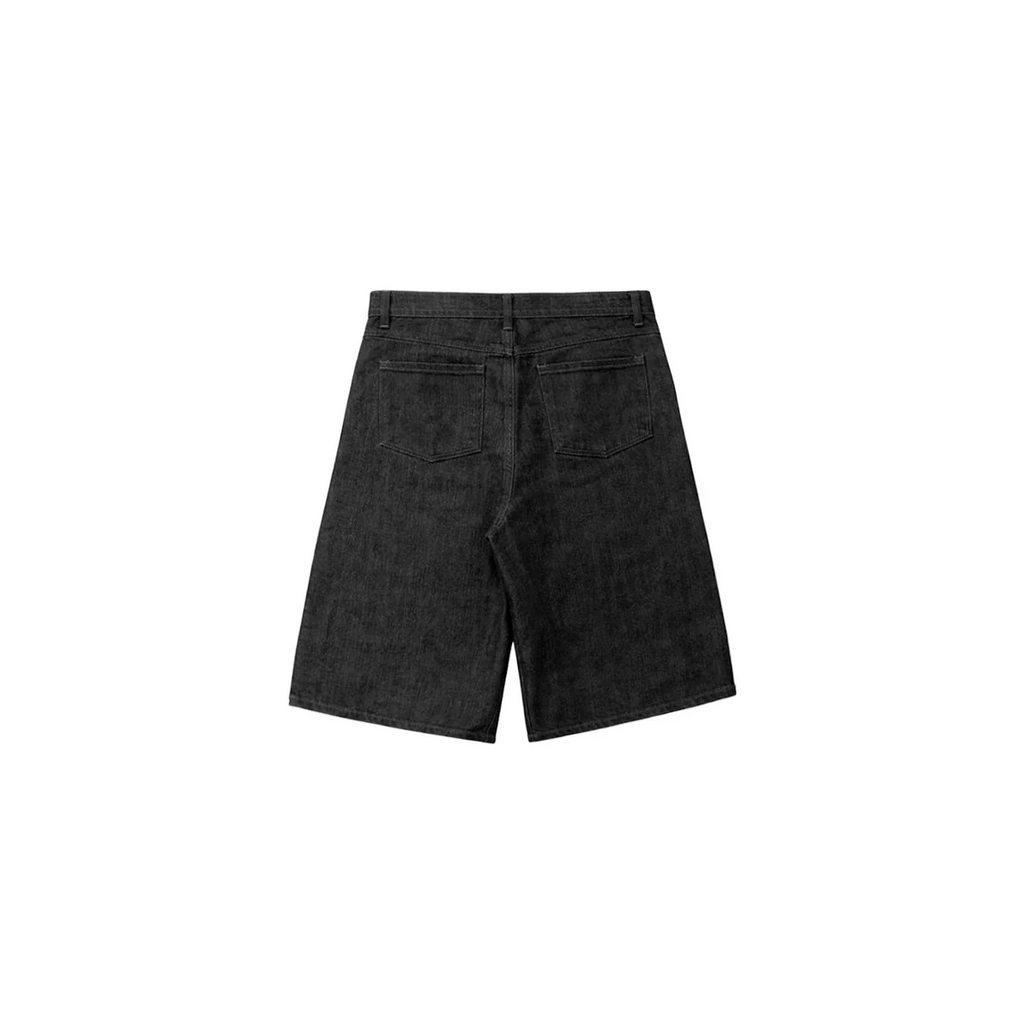 JORT RAW DENIM NOIR - STRAFE