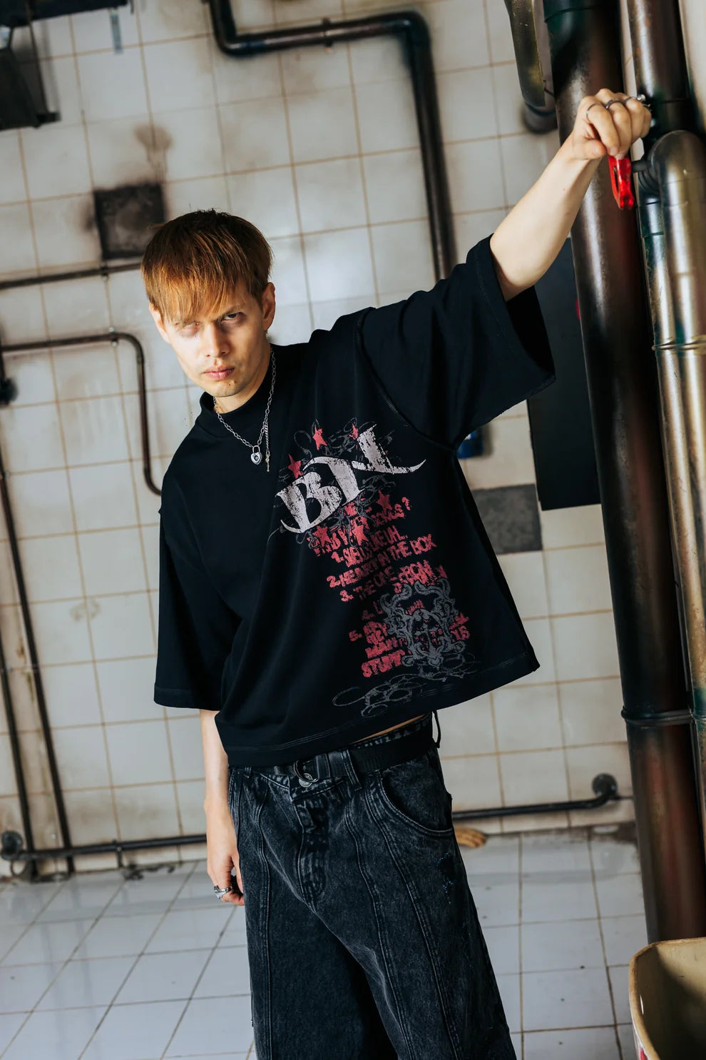 POLO BOXY FIT OVERLOAD BLACK BETTE NOW