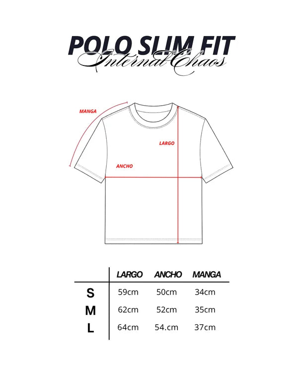 POLO SLIM BOXY FIT CHAOS WHITE BETTER NOW
