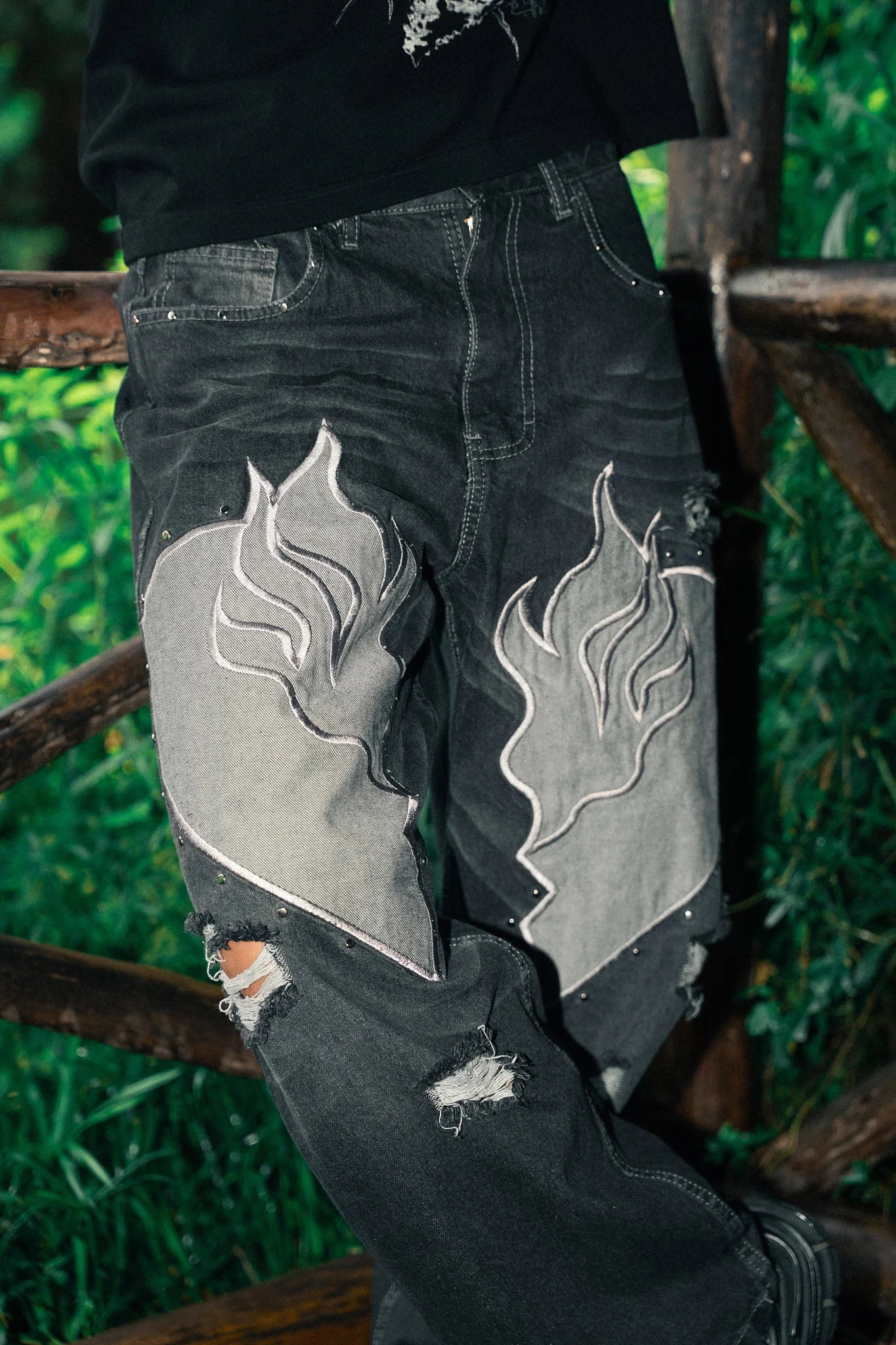 Burning Pant - Negro IGNIS