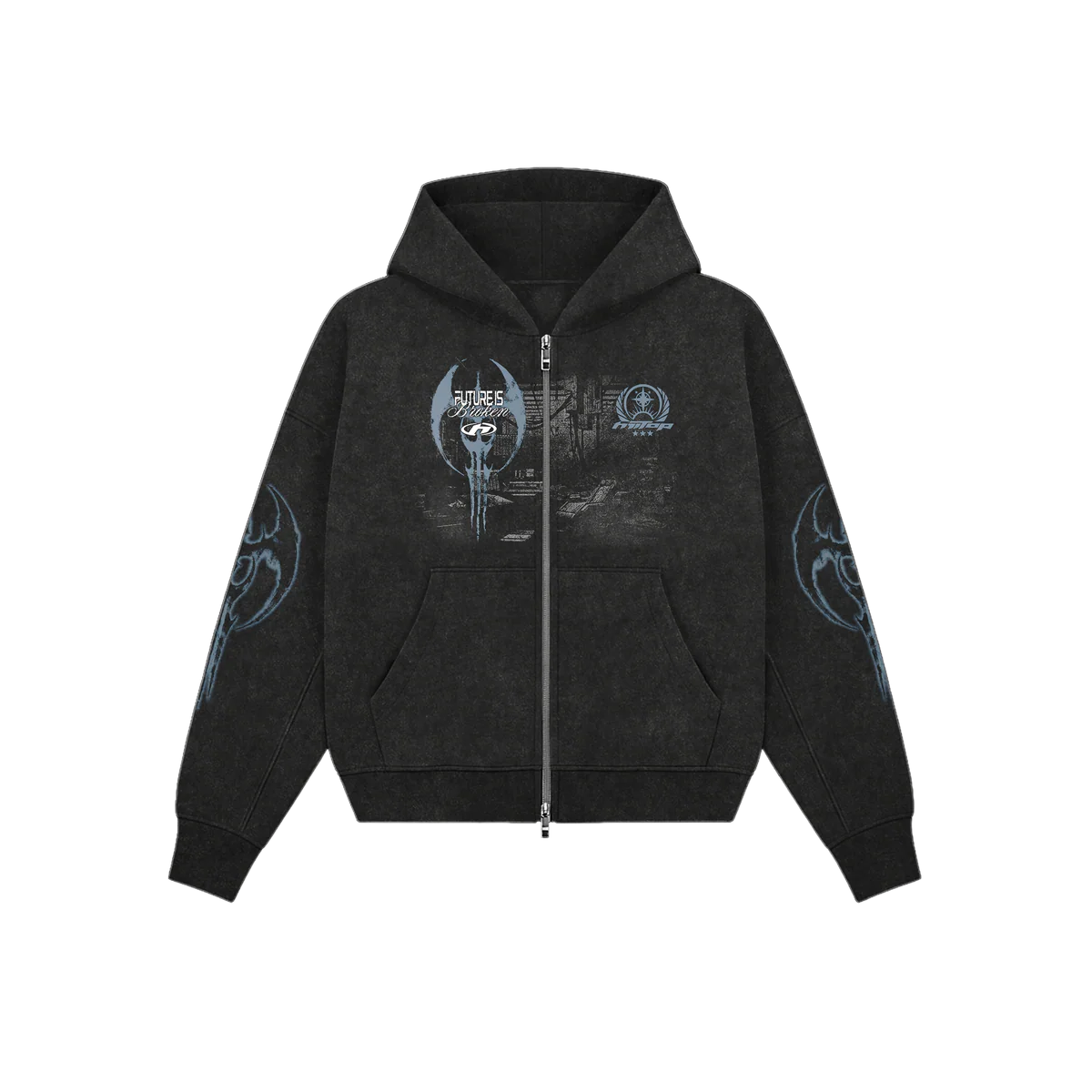 DOBLE ZIP HOODIE INDUSTRIES - HIITOP