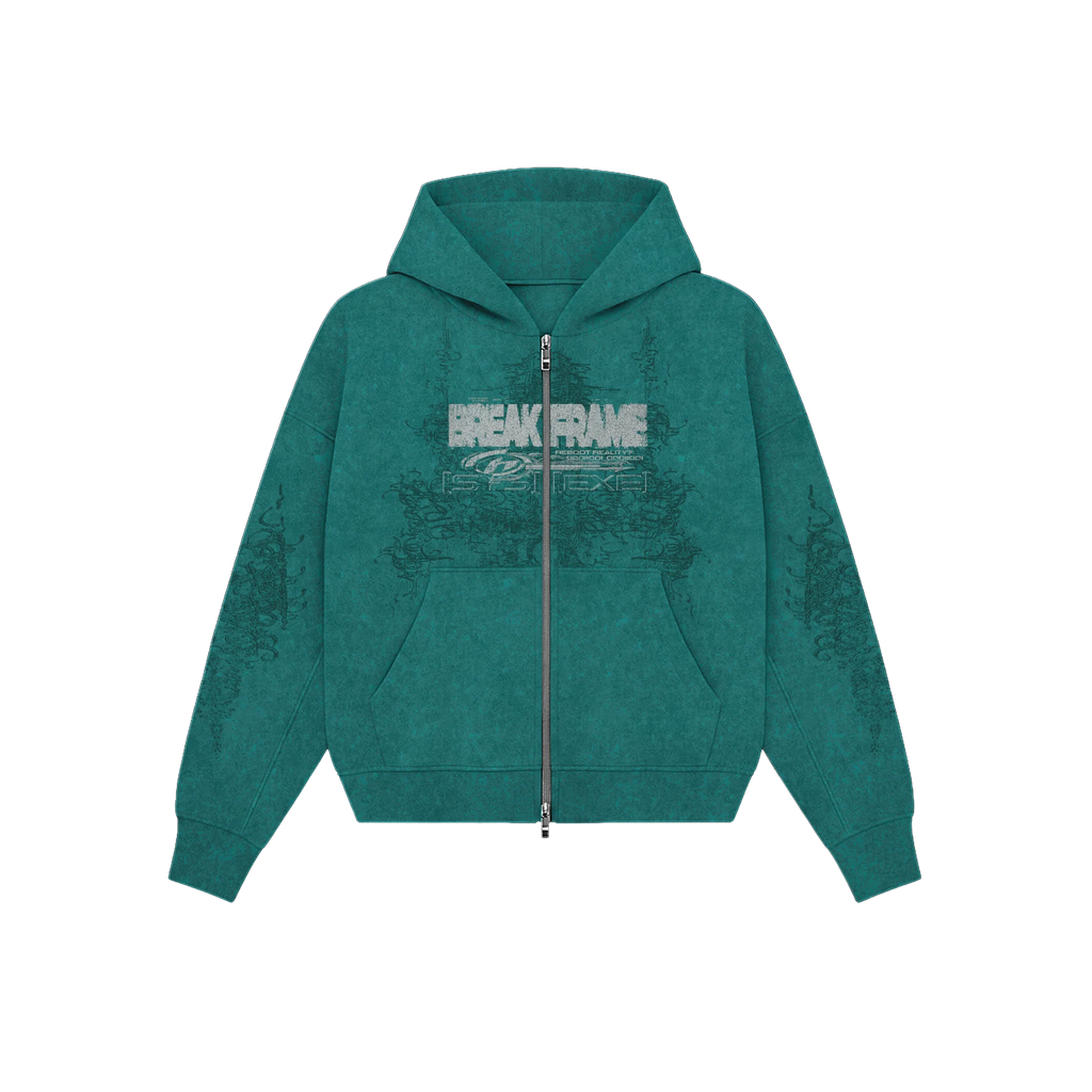 DOBLE ZIP HOODIE BROKEN - HIITOP