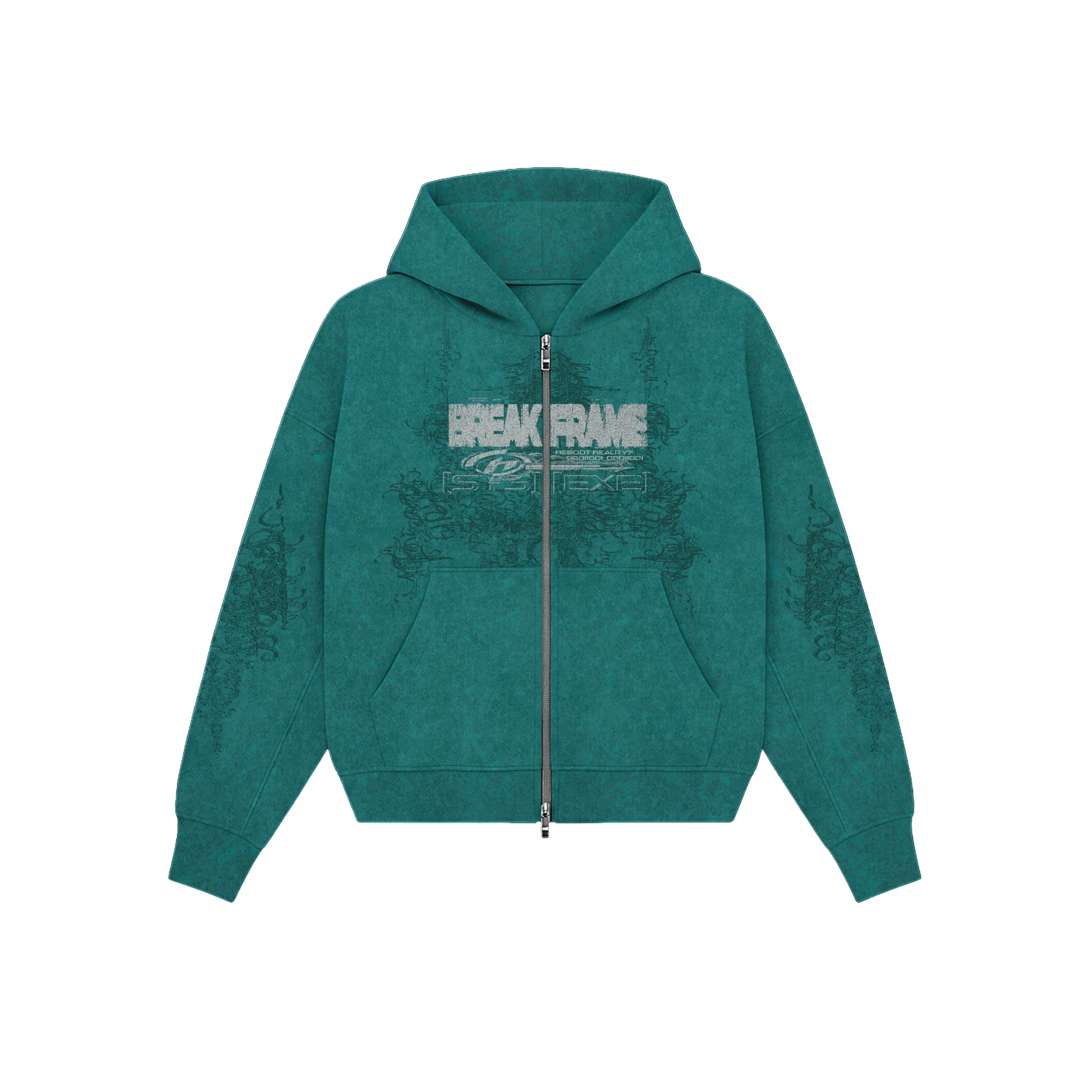 DOBLE ZIP HOODIE BROKEN - HIITOP